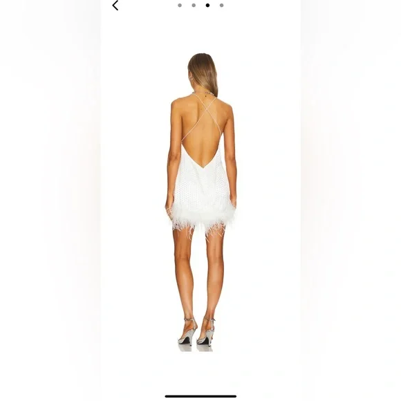 Retrofete Susana Feather Dress